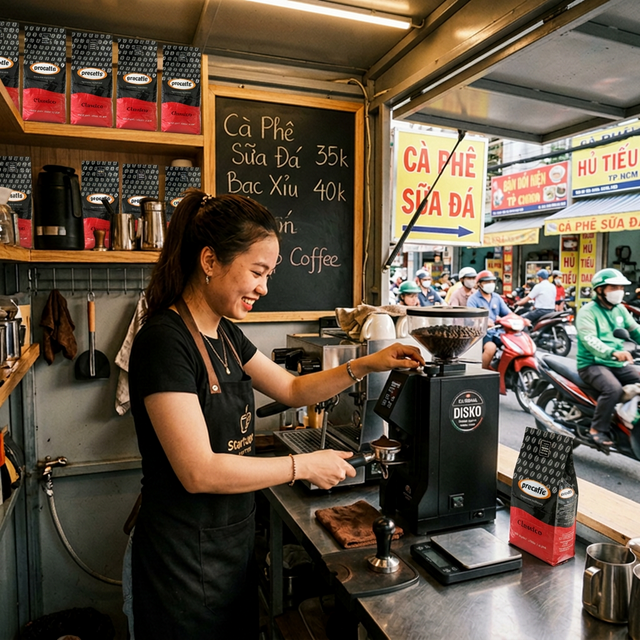 Đánh Giá Eureka Disko — Máy Xay On-Demand 65mm Cho Quán Nhỏ