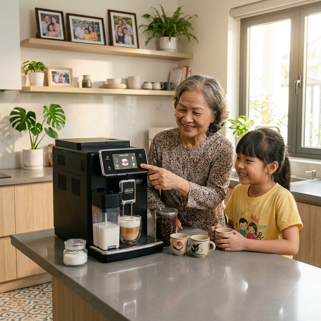 Đánh Giá Gaggia Magenta Prestige — Máy Tự Động One-Touch Màn Hình TFT