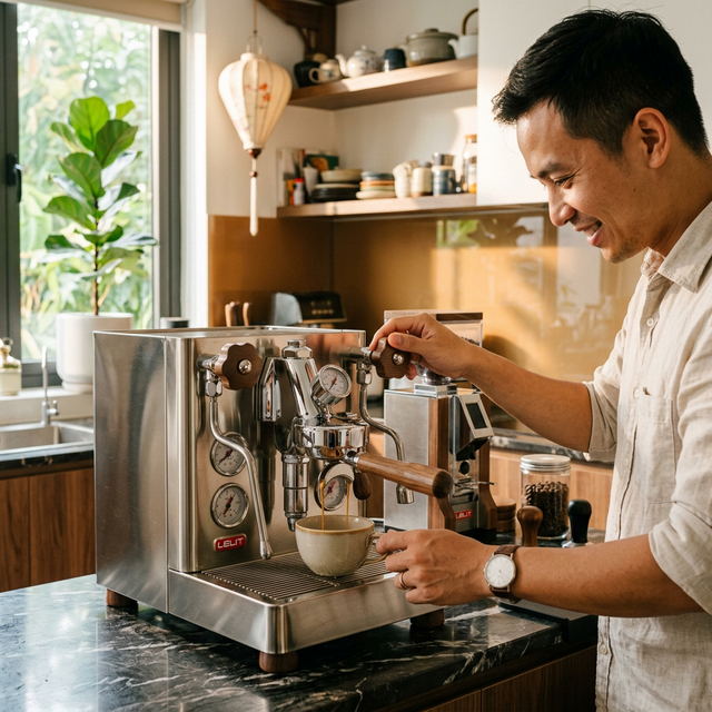 Đánh Giá Lelit Bianca PL162T — Dual Boiler Đỉnh Cao Cho Home Barista