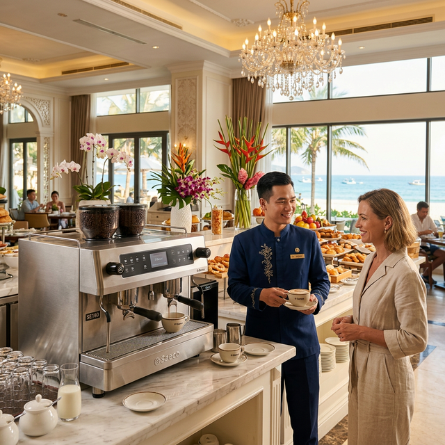 Đánh Giá Saeco SE180 — Siêu Tự Động Sản Lượng Cao Cho Khách Sạn Lớn